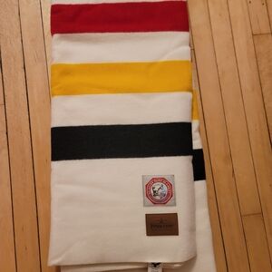Pendleton Glacier Park Striped Blanket Wool Full Size New With Tags
